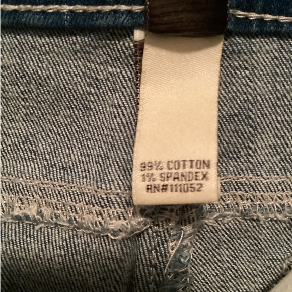 Ruff Hewn Light Blue Jeans with Lace Trim Pockets - Picture 8 of 10